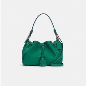 BNWT Coach Everly drawstring shoulder bag